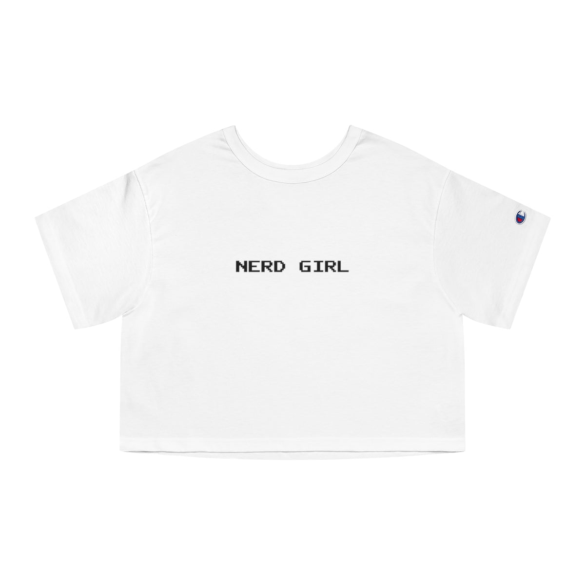 NERD GIRL (8-bit)  - Champion Women's Heritage Cropped T-Shirt