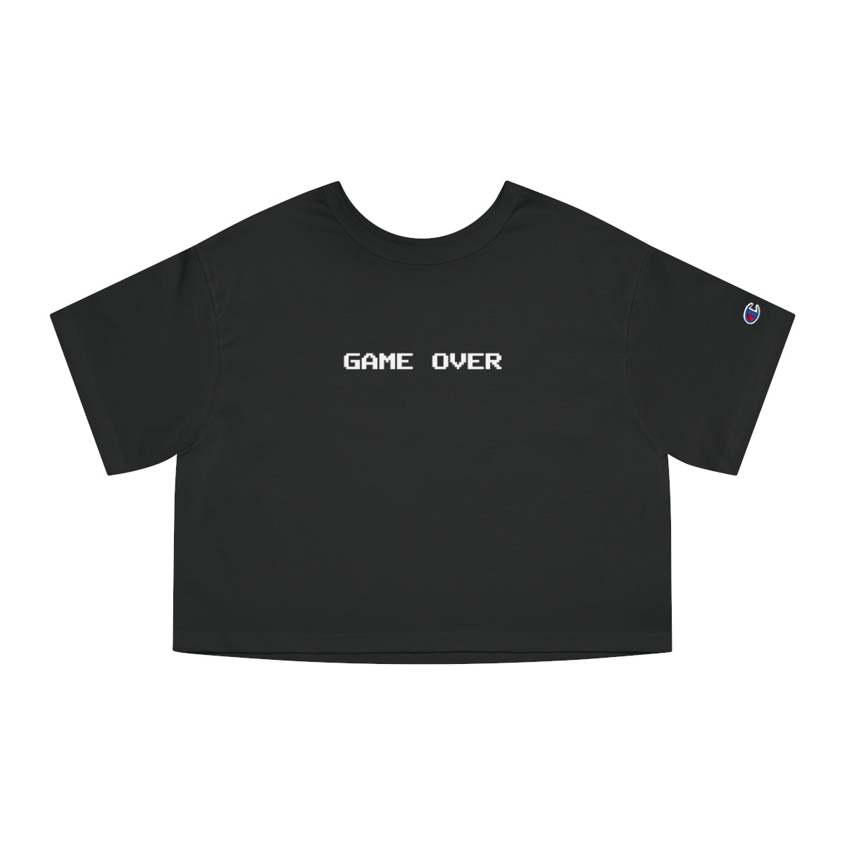 GAME OVER (8-bit) Style 2 (caps) - Champion Women's Heritage Cropped T-Shirt