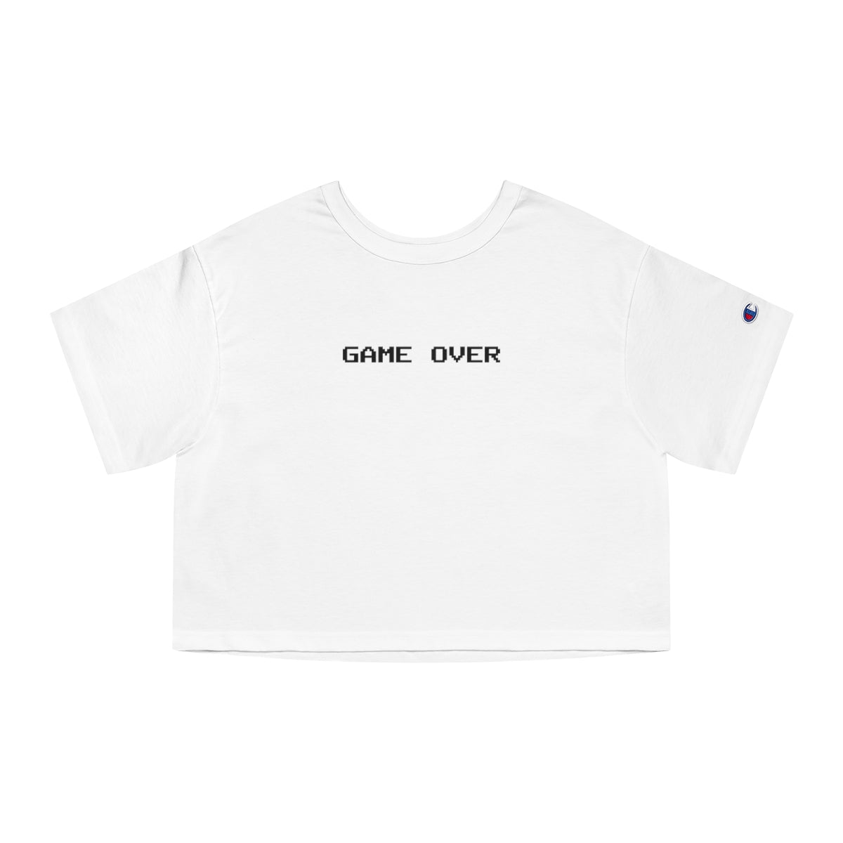 GAME OVER (8-bit) Style 2 (caps) - Champion Women's Heritage Cropped T-Shirt