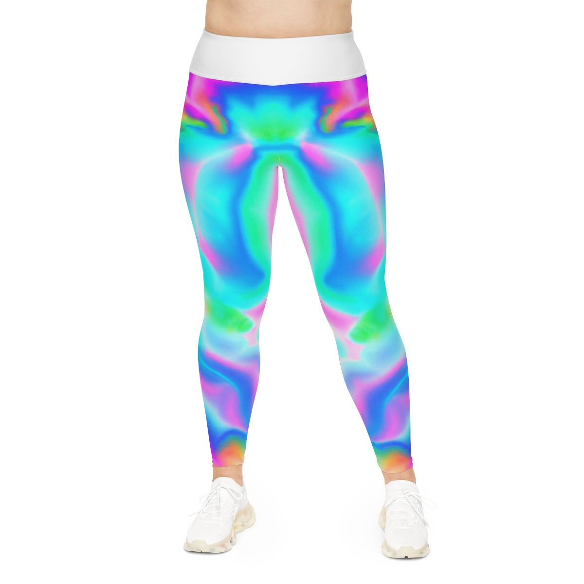 Vaporwave Pastel v.2 Yoga Pants - Thick Leggings