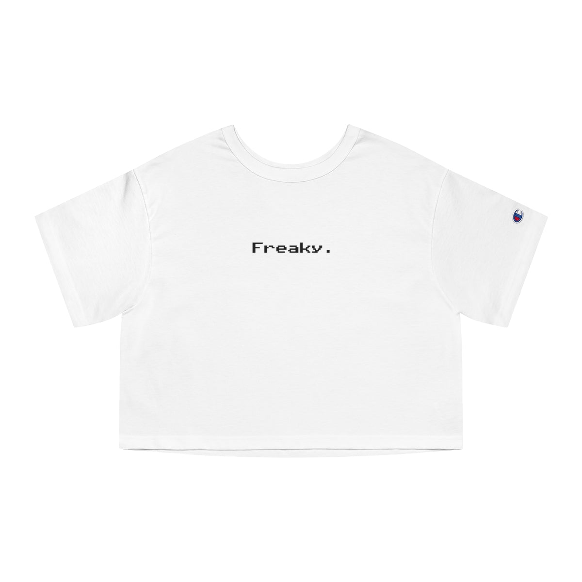 Freaky. (8-bit) - Champion Women's Heritage Cropped T-Shirt