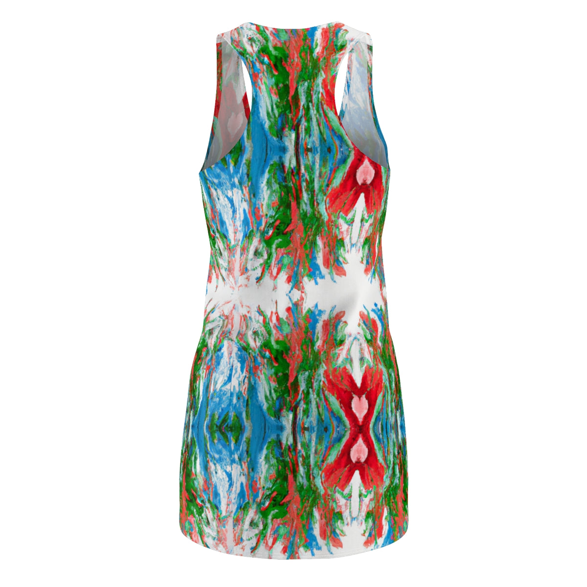 Kaleidoscope Closeup - Women's Cut & Sew Racerback Dress