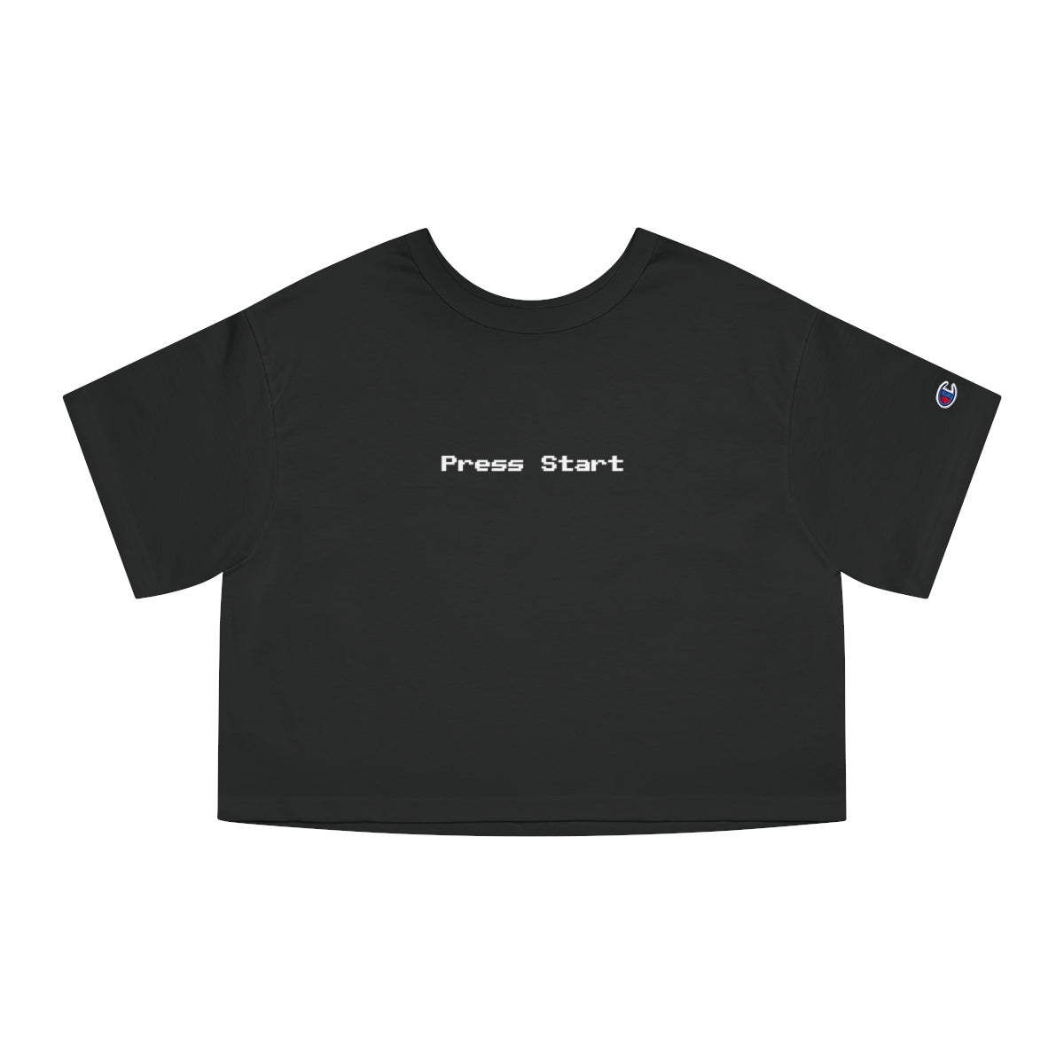 Press Start (8-bit) - Champion Women's Heritage Cropped T-Shirt