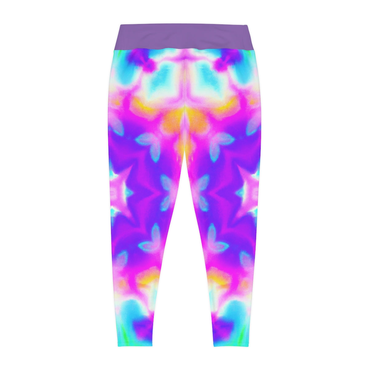 Vaporwave Pastel Yoga Pants - AI Art - Thick Leggings