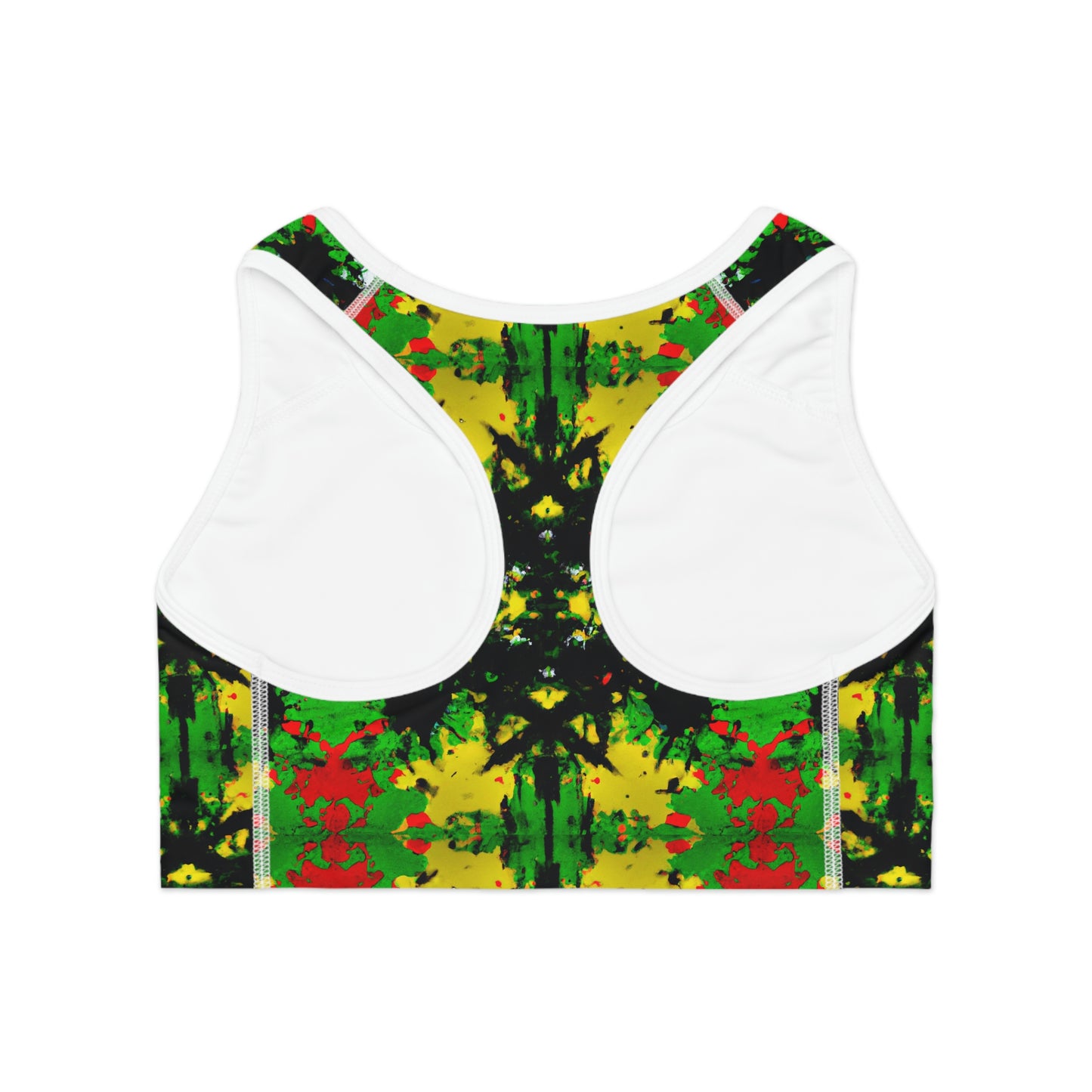 Rasta Star 1 - AI Art - Sports Bra