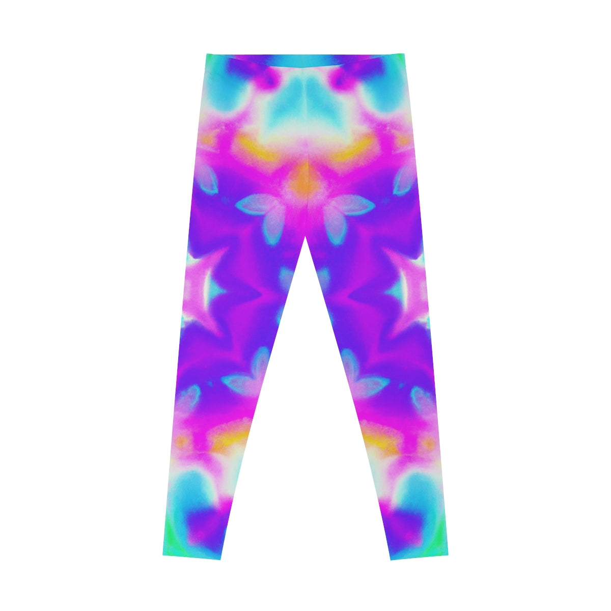 Vaporwave Pastel Yoga Pants - AI Art - Stretchy Leggings