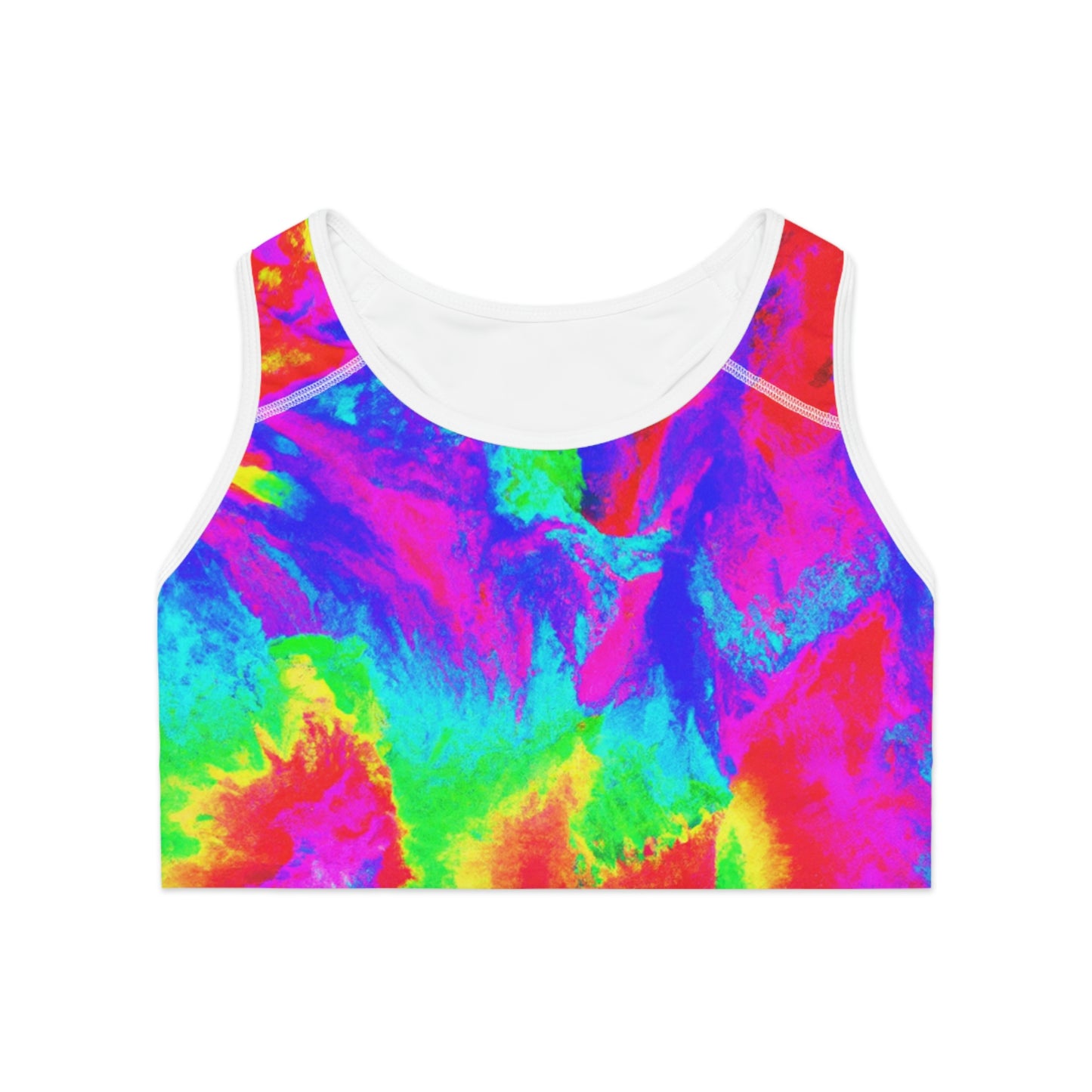 Tropical Storm Radar - AI Art - Sports Bra