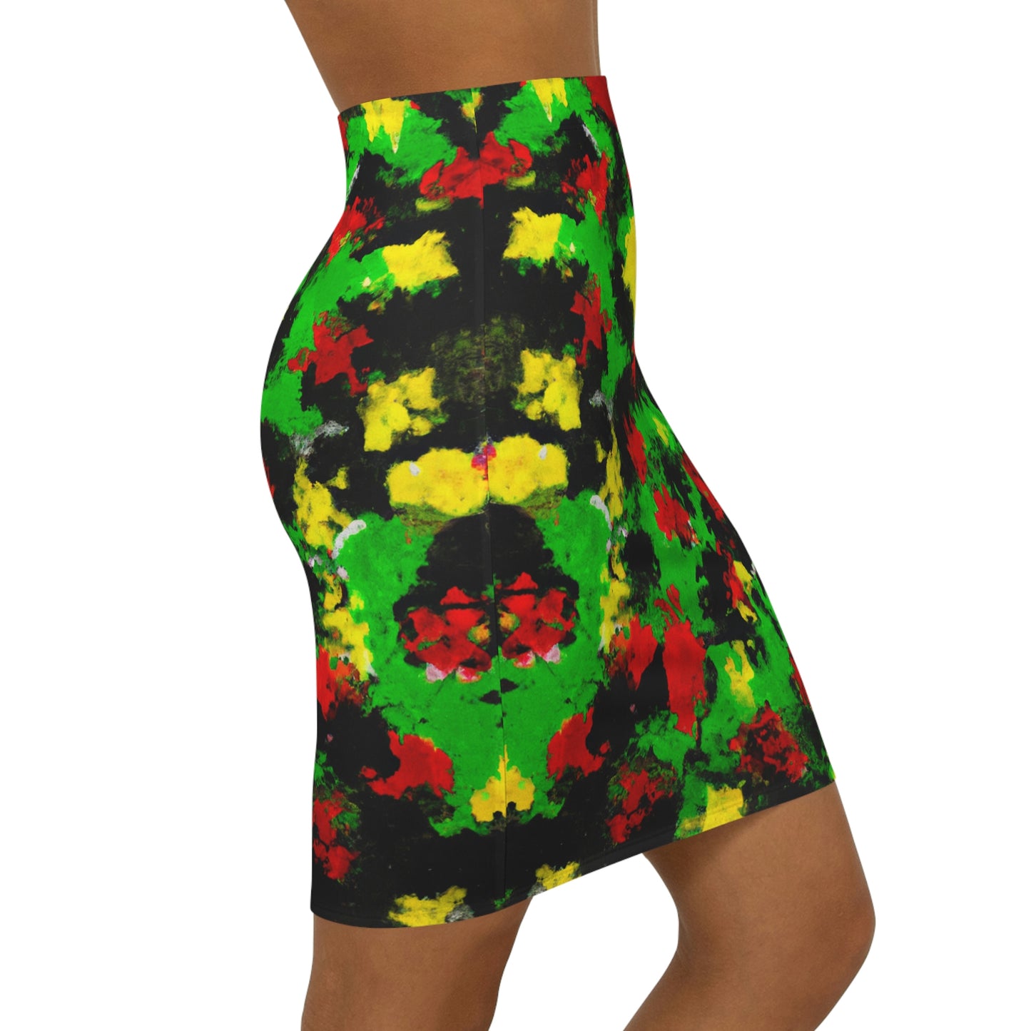 Rasta 1 - AI Art - Women's Mini Skirt