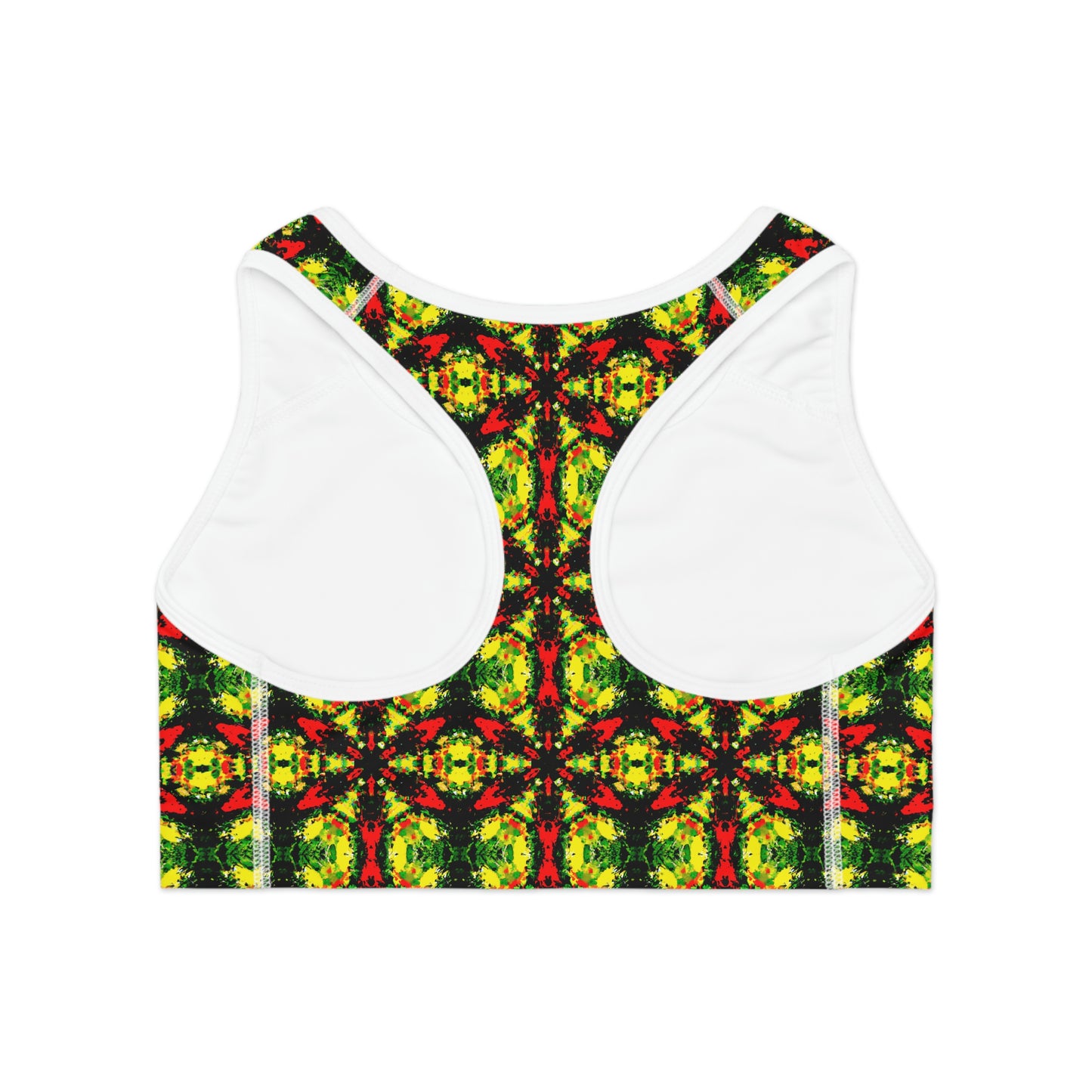 Rasta Star 2 - AI Art - Sports Bra