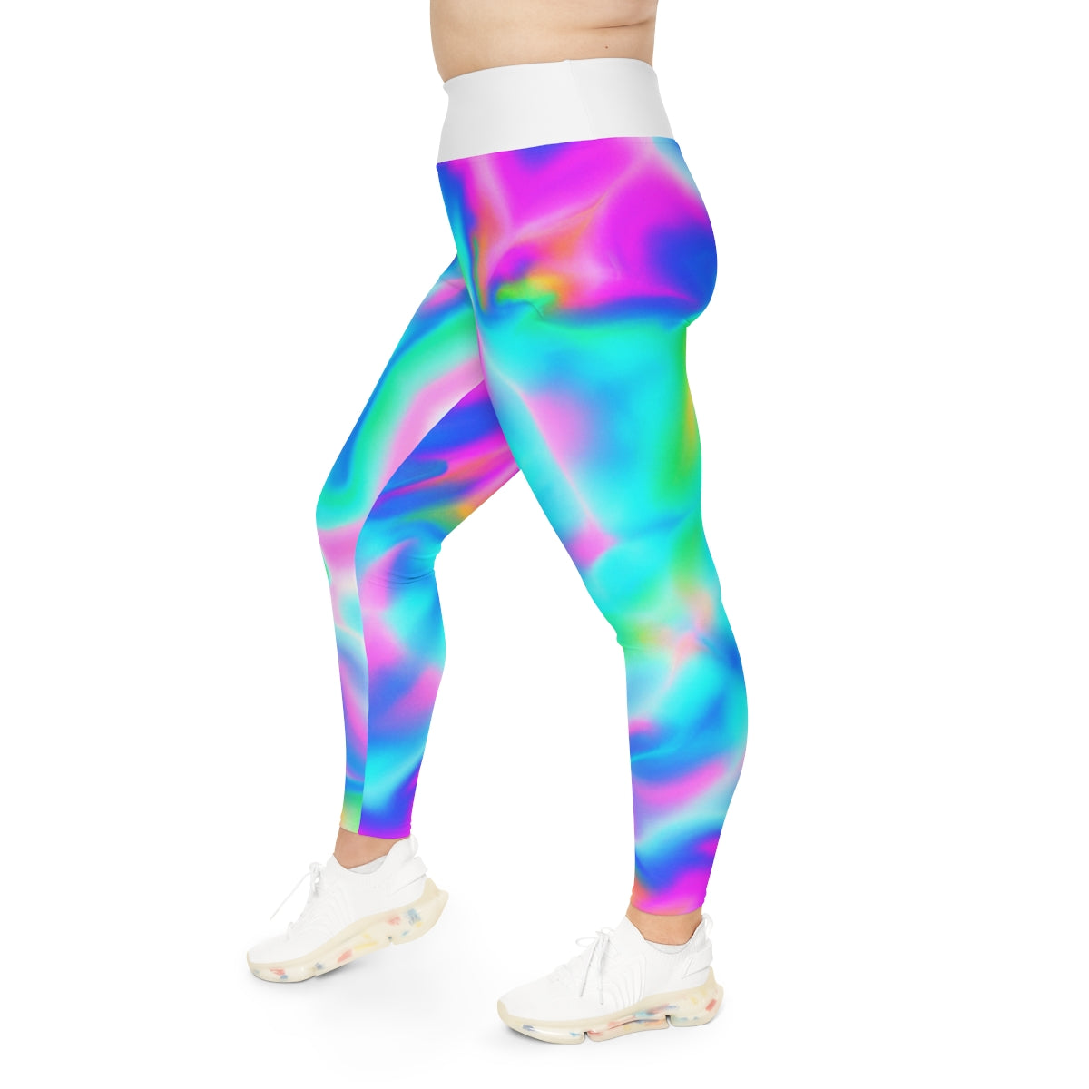 Vaporwave Pastel v.2 Yoga Pants - Thick Leggings