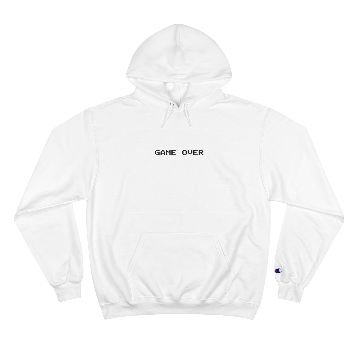 GAME OVER (8-bit) (caps, standard) - Champion Hoodie