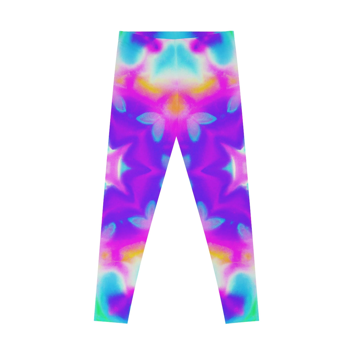 Vaporwave Pastel Yoga Pants - AI Art - Stretchy Leggings