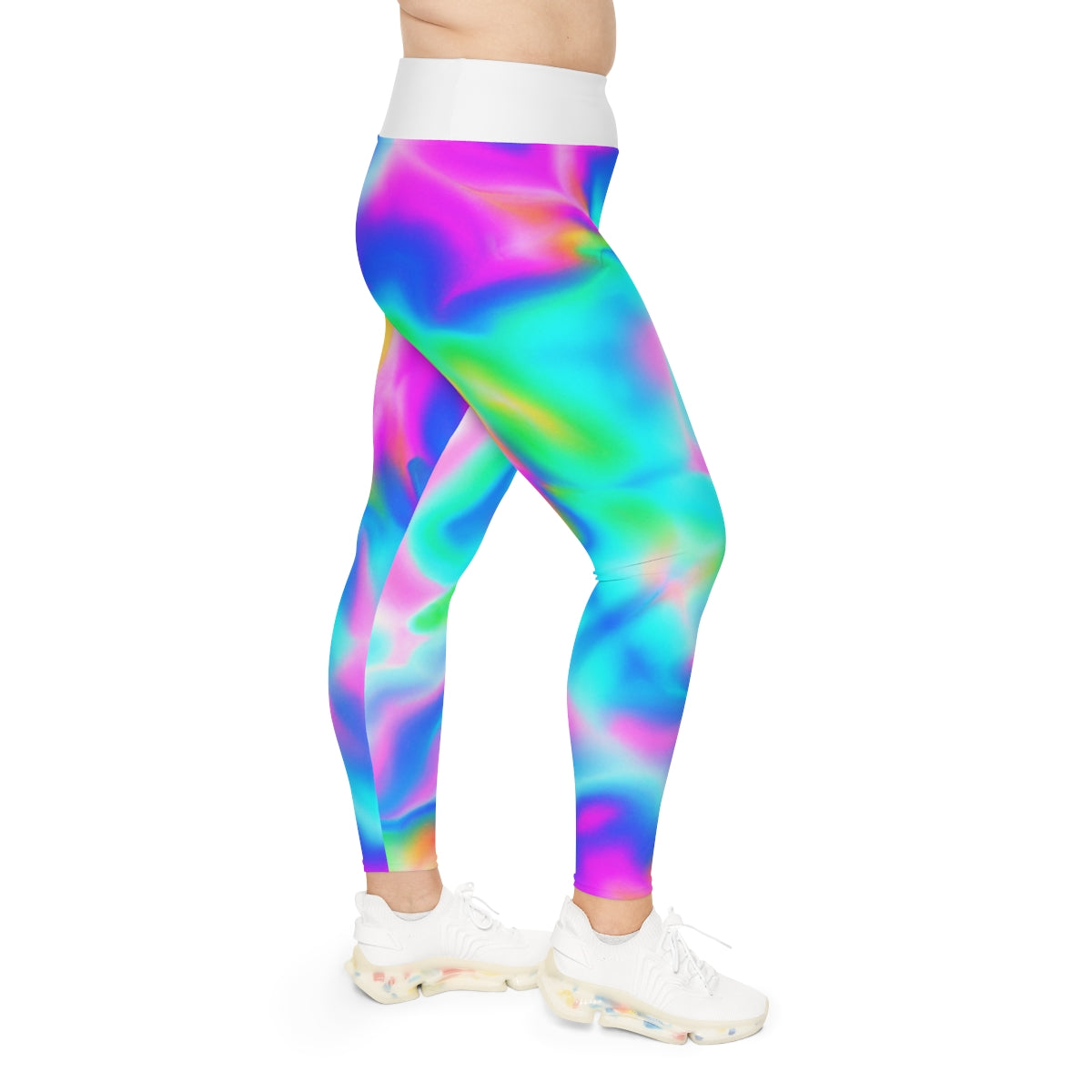 Vaporwave Pastel v.2 Yoga Pants - Thick Leggings