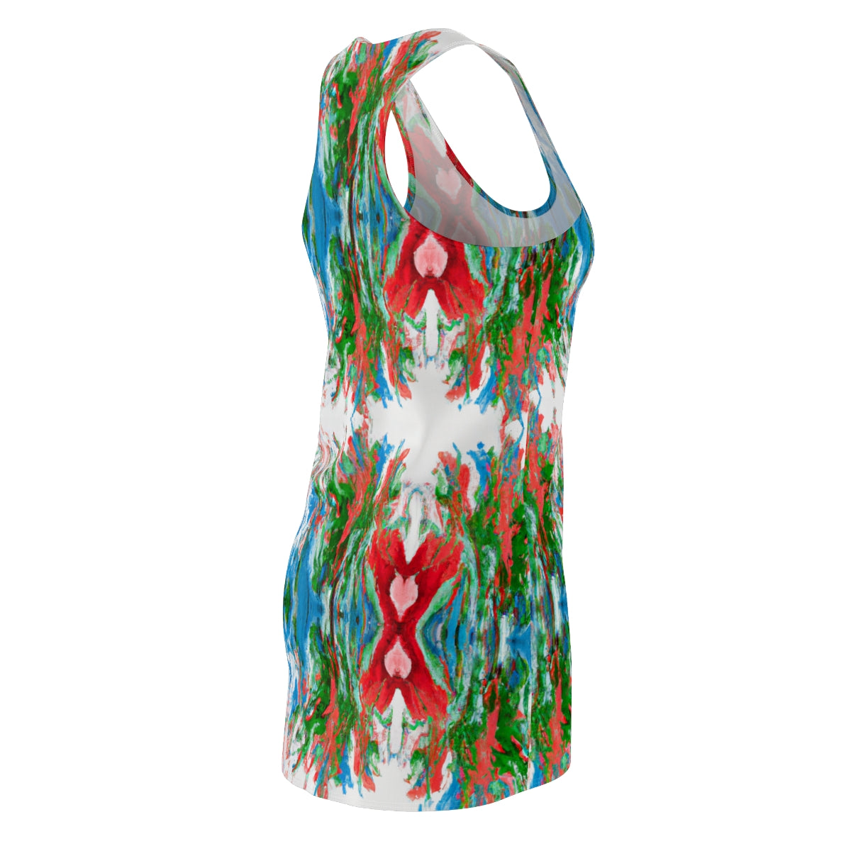 Kaleidoscope Closeup - Women's Cut & Sew Racerback Dress