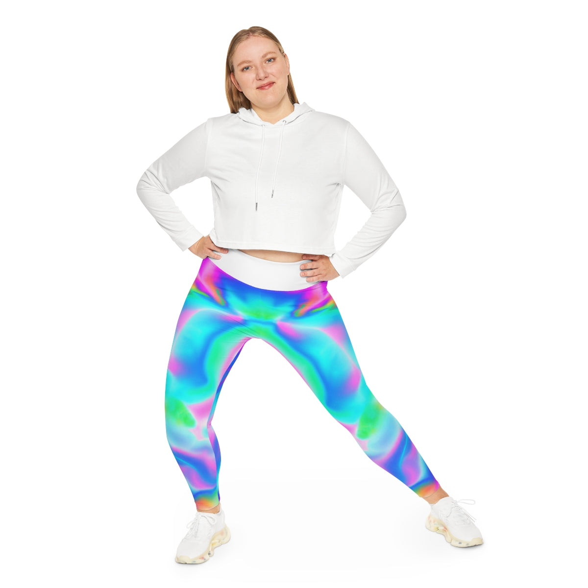 Vaporwave Pastel v.2 Yoga Pants - Thick Leggings